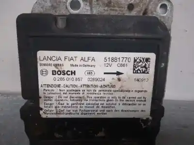 Автозапчасти б/у блок управления подушками безопасности за fiat doblo cargo 1.3 16v jtd cat ссылки oem iam 51881770  0285010857