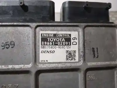 Автозапчасти б/у блок управления двигателем за toyota auris (_e15_) 2.0 d-4d (ade150_) ссылки oem iam 8966102d91  