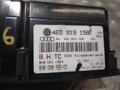 Автозапчасти б/у климат-контроль за audi a8 (4e2) 3.7 quattro ссылки oem iam 4e0919158  