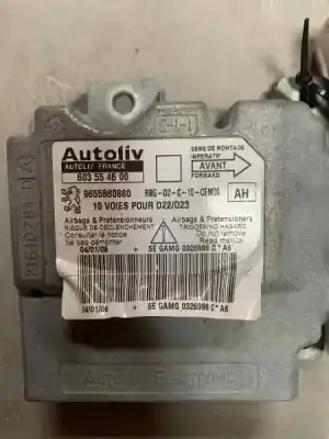 Pièce détachée automobile d'occasion boitier de commande d'airbag pour peugeot 407 st confort références oem iam 9655880880  