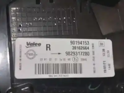 Peça sobressalente para automóvel em segunda mão farolim traseiro direito por opel corsa f (p2jo) 1.2 (68) referências oem iam 9829317280  90194153