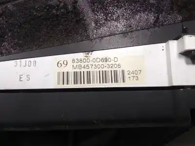 Peça sobressalente para automóvel em segunda mão quadrante por toyota yaris (ksp9/scp9/nlp9) 1.3 cat referências oem iam 838000d690d  