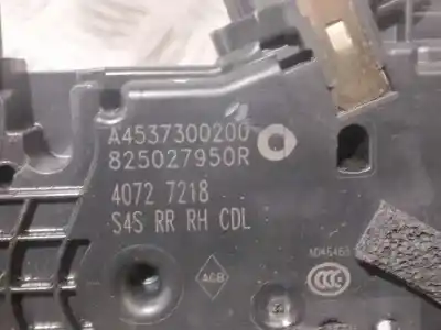 Автозапчасти б/у замок задней правой двери за smart forfour basis (52kw) (453.042) ссылки oem iam a4537300200 825027950r 