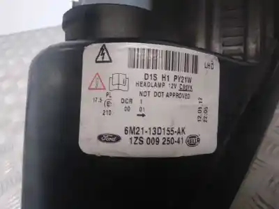 Second-hand car spare part left headlight for ford s-max (ca1) titanium (03.2010->) oem iam references 6m2113d155ak 2ºserie 
