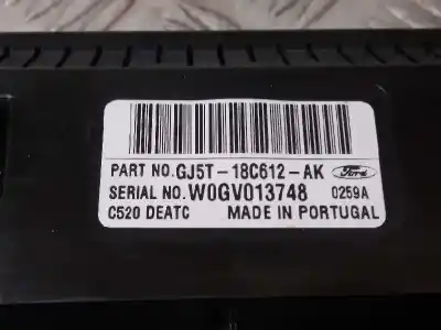 Автозапчасти б/у климат-контроль за ford kuga (cbs) 1.5 ecoboost cat 120 cv / 88 kw ссылки oem iam gj5t18c612ak  