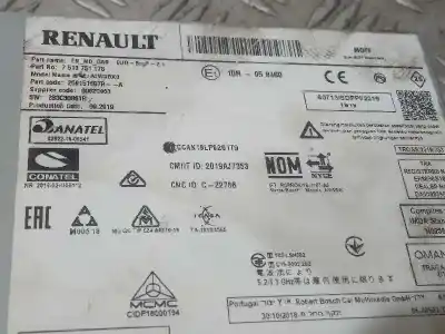 Second-hand car spare part gps navigation system for renault clio v r.s. line oem iam references 280346137r  7513751178