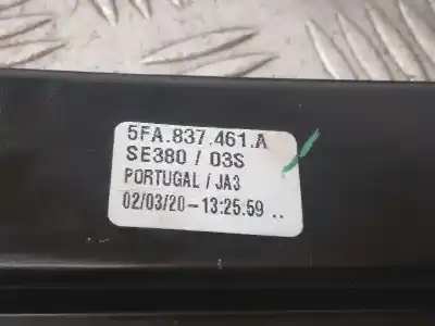 Second-hand car spare part driver left window regulator for seat leon (kl1) xcellence oem iam references 5fa837461a  