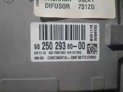 Second-hand car spare part audio system / radio cd for citroen c4 picasso feel oem iam references 9825029380 9822729680 