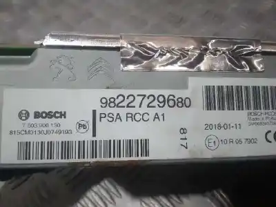 Second-hand car spare part audio system / radio cd for citroen c4 picasso feel oem iam references 9825029380 9822729680 