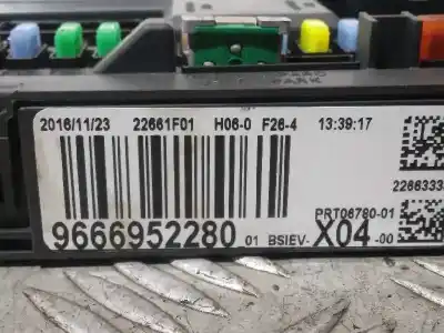 Second-hand car spare part bsm control unit for citroen c3 tonic oem iam references 9666952280  