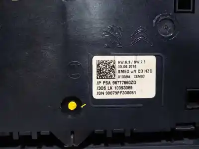 Second-hand car spare part multifunction switch for peugeot 308 style oem iam references 96777660zd  
