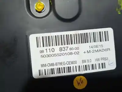 Second-hand car spare part dashboard for citroen c4 picasso feel oem iam references 9811083780  