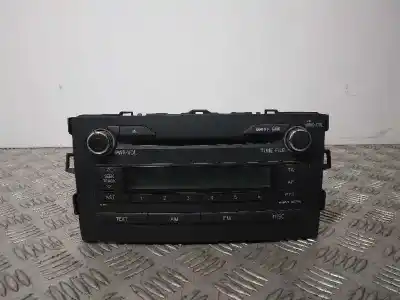 Peça sobressalente para automóvel em segunda mão sistema de áudio / rádio cd por toyota auris active referências oem iam 8612002510