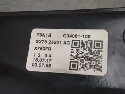 Second-hand car spare part driver left window regulator for jaguar xe portfolio oem iam references gx7323201ag  