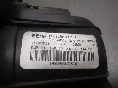 Автозапчасти б/у отопительный двигатель за citroen c3 exclusive ссылки oem iam t4054001  