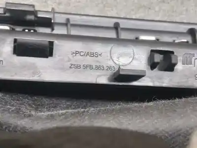 Tweedehands auto-onderdeel middenconsole voor seat leon (kl1) xcellence oem iam-referenties 5fb863263a  pomo 6 velocidades