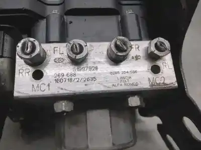 Second-hand car spare part abs for fiat fiorino 1.3 16v m-jet cat oem iam references 51997928  0265254556