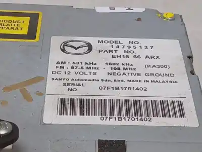 Автозапчастина б/у аудіо система / радіо cd для mazda cx-7 (er) luxury посилання на oem iam 14795137  1ºserie