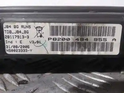 Peça sobressalente para automóvel em segunda mão quadrante por renault scenic ii authentique referências oem iam p8200494955a  8200494955