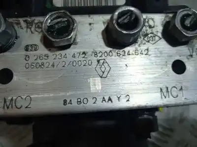 Peça sobressalente para automóvel em segunda mão abs por renault scenic ii authentique referências oem iam 8200624642  0265234472