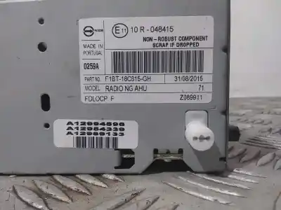 Peça sobressalente para automóvel em segunda mão sistema de áudio / rádio cd por ford focus lim. business referências oem iam f1bt18c815gh  