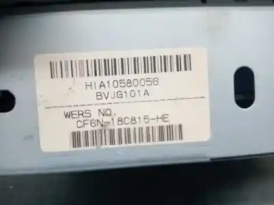 Peça sobressalente para automóvel em segunda mão sistema de áudio / rádio cd por land rover evoque hse dynamic referências oem iam cf6n18c815he  