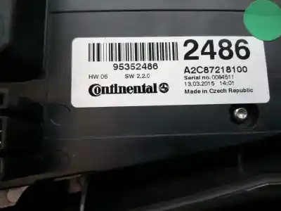 Second-hand car spare part audio system / radio cd for opel mokka excellence oem iam references 95352486  