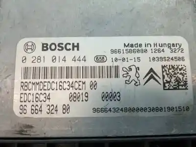 Gebrauchtes Autoersatzteil ecu-motorsteuergerät uce motorsteuergerät zum peugeot bipper básico oem-iam-referenzen 9666432480  0281014444