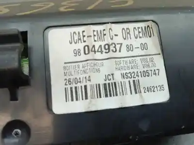 Second-hand car spare part display for citroen c-elysée exclusive oem iam references 9804493780  