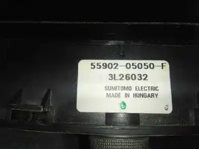 Peça sobressalente para automóvel em segunda mão comando de sofagem (chauffage / ar condicionado) por toyota avensis berlina (t25) 1.8 sol sedán referências oem iam 5590005140 5590205050 5590005140