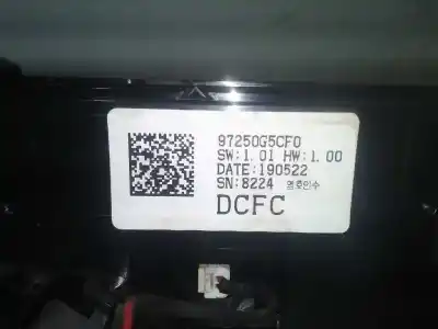 Second-hand car spare part climate control for kia niro drive oem iam references 97250g5cf0  