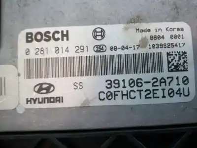 Second-hand car spare part ecu engine control for hyundai i30 classic oem iam references 391062a710  0281014291