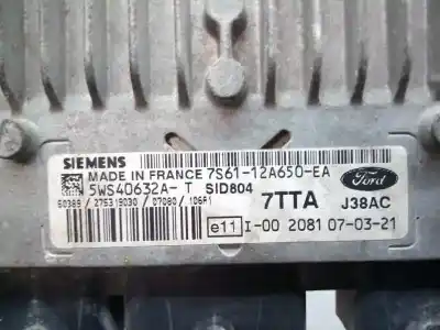 Piesă de schimb auto la mâna a doua UNITATE DE CONTROL MOTOR ECU pentru FORD FIESTA (CBK)  Referințe OEM IAM 7S6112A650EA  