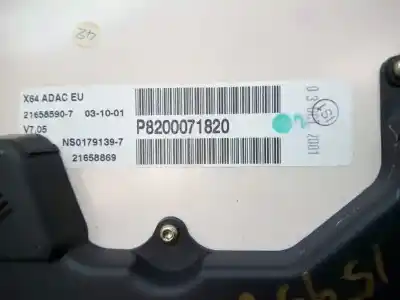 Автозапчастина б/у панель інструментів для renault scenic (ja..) 1.9 dci authentique посилання на oem iam 8200071820  