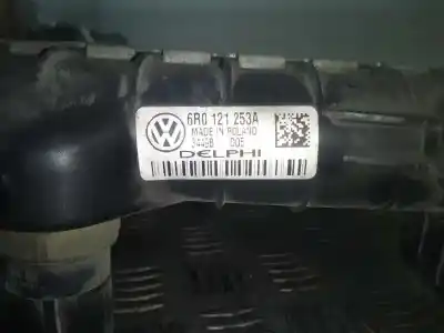 Автозапчастина б/у водяний радіатор для seat ibiza (6j5) reference посилання на oem iam 6r0121253a  