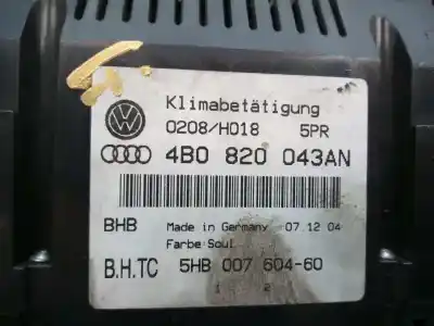 Автозапчасти б/у климат-контроль за audi a6 c5 avant (4b5, 4b6) 2.5 tdi ссылки oem iam 4b0820043an  