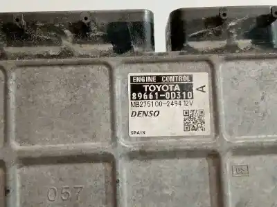Peça sobressalente para automóvel em segunda mão centralina de motor uce por toyota yaris (ksp9/scp9/nlp9) 1.3 cat referências oem iam 896610d310  