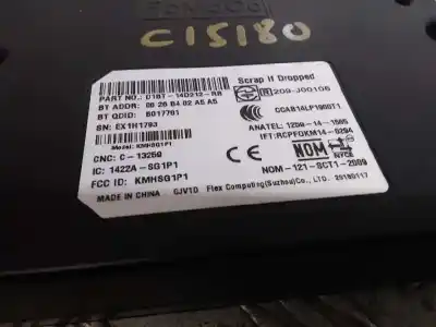 Peça sobressalente para automóvel em segunda mão módulo eletrônico por ford tourneo courier (c4a) titanium referências oem iam d1bt14d212rb