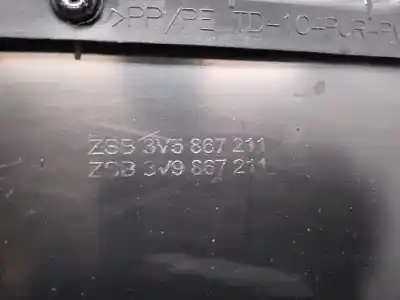 Автозапчастина б/у обкітка задніх лівіх дверей для skoda superb (3v3) active посилання на oem iam 3v5867211  