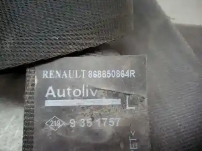 Автозапчастина б/у передній лівий ремін безпеки для dacia dokker essential посилання на oem iam 868850864r  