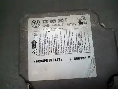 Автозапчасти б/у блок управления подушками безопасности за skoda superb (3u4) 1.9 tdi ссылки oem iam 1c0909605f  5wk43131