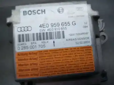 Автозапчастина б/у блок управління подушками безпеки для audi a8 (4e2) 3.7 quattro посилання на oem iam 4e0959655g  0285001705