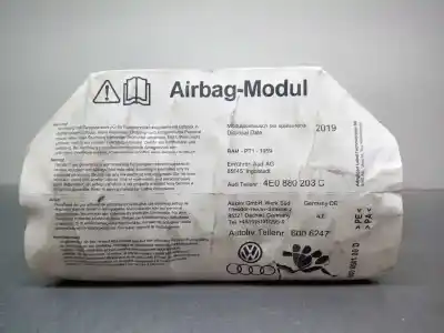 Автозапчастина б/у передня права подушка безопасности для audi a8 (4e2) 3.7 quattro посилання на oem iam 4e0880203c
