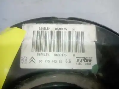 Second-hand car spare part brake servo for citroen c-elysée exclusive oem iam references 88mle4 9811514380 0630175h