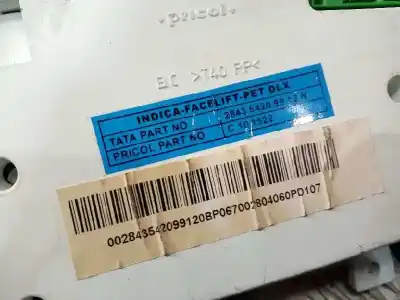 Peça sobressalente para automóvel em segunda mão quadrante por tata indica * referências oem iam 284354209912n  