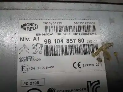 Second-hand car spare part audio system / radio cd for citroen c4 picasso feel oem iam references 9812720580  
