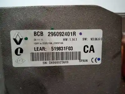 Автозапчасти б/у аккумулятор за renault fluence (l3) desde 11/2009 fluence z.e. dynamique ссылки oem iam   