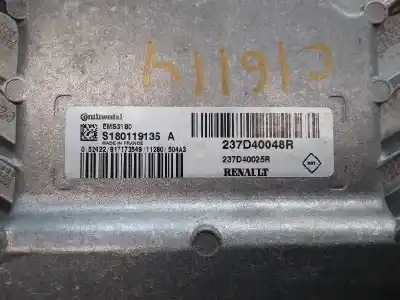 Автозапчасти б/у блок управления двигателем за renault fluence (l3) desde 11/2009 fluence z.e. dynamique ссылки oem iam 237d40048r s180119135a 