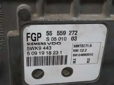 Автозапчасти б/у блок управления двигателем за opel astra gtc cosmo ссылки oem iam 55559272  5wk9443