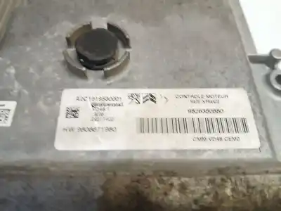 Автозапчасти б/у блок управления двигателем за citroen c4 picasso feel ссылки oem iam 9826380880  
